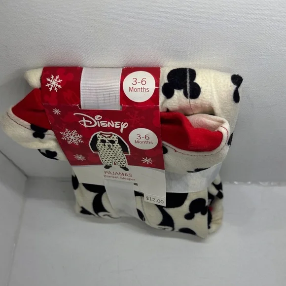 Disney Kids Pajama Set - Red and Black Mickey Design - Picture 3 of 7